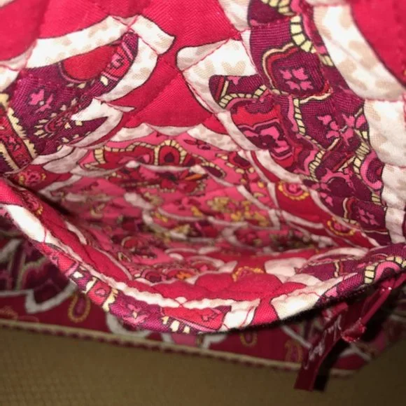 Rosy Posies Laura Cinch Tote Vera Bradley shoulder bag tote Retired Spring 2012 - Picture 5 of 11